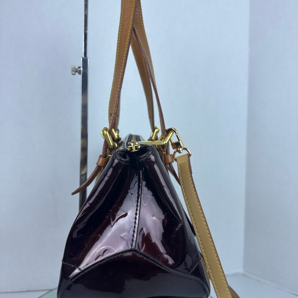 Louis Vuitton LV Hand Bag Vernis Purple Rosewood Auenue - Picture 9 of 13